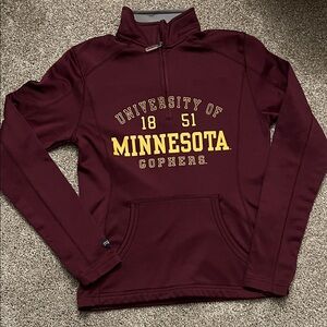 Jansport 1/4 zip University of Minnesota sweatshirt